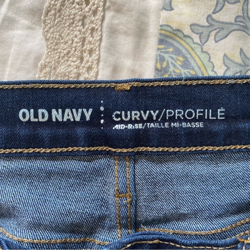 Old Navy Size 8 Dark Wash Mid-Rise Skinny Jeans Bundle - Picture 3 of 16